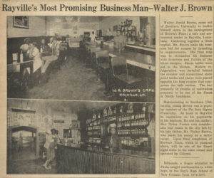 Brown's Place, Rayville, Sepia Socialite, 1942